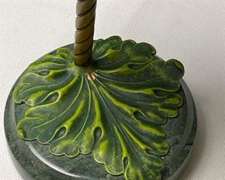 Petite Choses - Monkey and Plain Base.  Monkey is ceramic, bases are marble, tree is cast metal. 