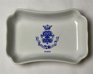 Hotel Ritz, Paris Dish - 4.5" x 3.25" .75" - Excellent condition