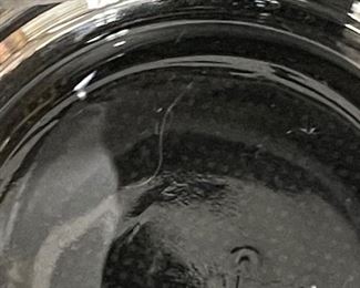 8 Libbey etched dessert bowls - apprx 2" tall and 3.75" across. 