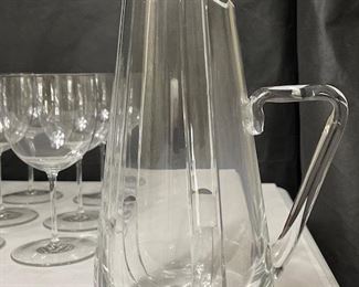 Baccarat Pitcher, heavy crystal - Neptune (10.25" tall)