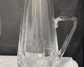 Baccarat Pitcher, heavy crystal - Neptune (10.25" tall)