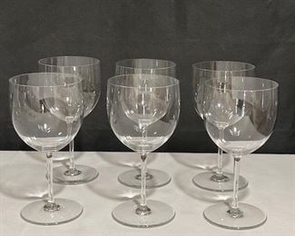 Baccarat - Set of 6 water glasses - Brummel (7" tall)