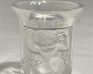 Lalique "Enfants" Shot glass - 1.75" tall.