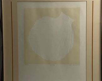 2 framed, signed and numbered prints in relief by Ricki McNeill.