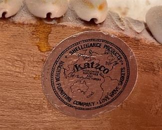 Large Shell Encrusted Mirror