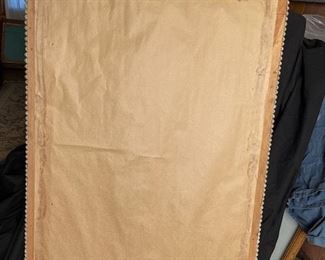 Large Shell Encrusted Mirror