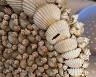 Large Shell Encrusted Mirror