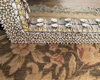 Large Shell Encrusted Mirror