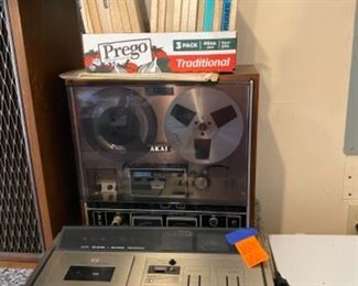 $395 Akai recorders and tapes