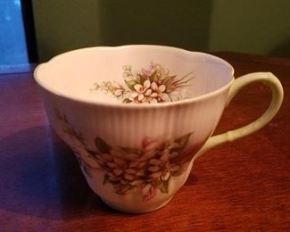 Vintage Royal Albert cup and saucer "Blossom Time Series Orange Blossom"