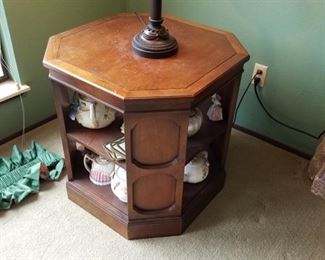 Display Table vintage, solid wood