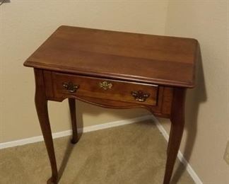 Small side table with one drawer, vintage, solid wood, excellent condition