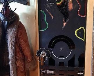 Metal Door Custom Made by local Chicago Artist.