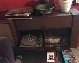 Stereo and Vinyl! VHS and DVD and CD's