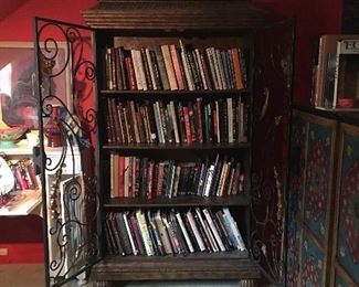 Books and Cabinets.