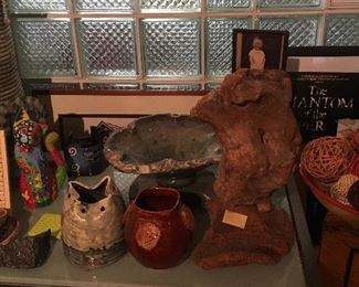 Pottery, Antonio Long Driftwood Sculptures, Tables