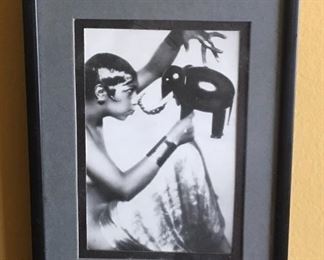 Small but Very Nicely Framed Josephine Baker