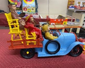 Nice 1960's Ideal Beverly Hillbillies Car with Figures and Accessories Shown