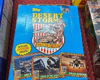 Desert Storm Trading Cards Wax Box