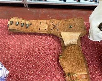 Nice Old Daisy Double Holster  with Bullets (No Guns)