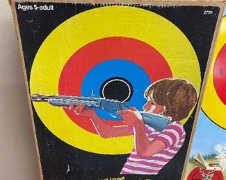 Vintage Marx Target Land Rifle Shooting Gallery in Box
