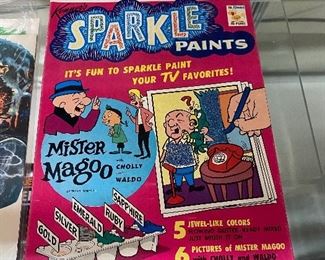 1963 Kenner Mister Magoo Sparkle Paints Kit in Box