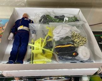 Sears Marine Dress Blue Doll with Uniforms and Accessories in Box