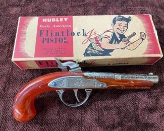 Hubley Flintlock Pistol in Original Box