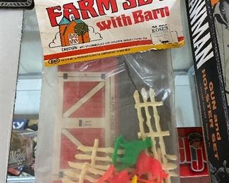 Vintage Farm Set with Barn in Original Package