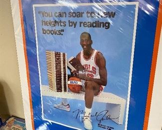 Michael Jordan World Book Encyclopedia Partners in Excellence Poster