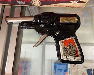 Colt 3 Tin Litho Pistol (Tiger Graphics)