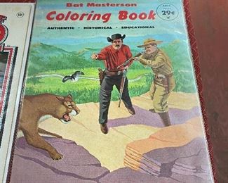 Old Bat Masterson Coloring Book