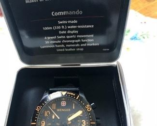 Swiss WWII Pilot Military Incablock Watch $100 (Photo (1/2)