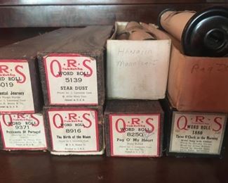 Player Piano Rolls--"Star Dust", "Birth of the Blues" Great Tune Selection! More than 50 to Choose!