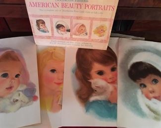Complete  Vintage, 4-Picture Set -- Like New!