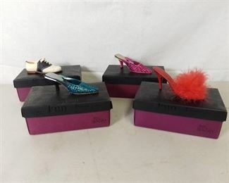 Lot of 4 Just The Right Shoe by Raine - Va-Va Boom, Midori, Midori Magenta, Bobby Soxer