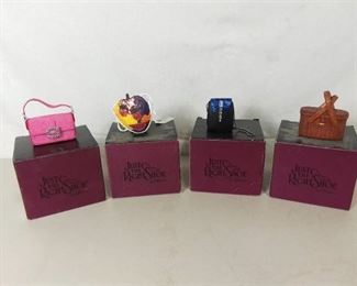Lot of 4 Just The Right Shoe Accessories by Raine - Sparkle Matching Purse, Fruity Matching Purse, Midnight Promises Matching Purse, In Scale Matching Purse