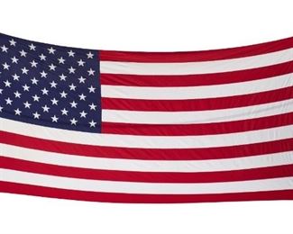 Huge 50 Star United States Flag
Made by Storm King, measures: 10' x 19'