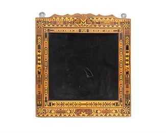 : Prison Art Hanging Gun Cabinet w/ Wavy Glass