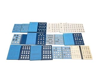 Lot of Partial Book Collections of Quarters, Nickels & Dimes