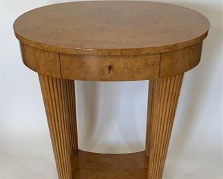 Rose Tarlow Petite Biedermeier Side Table - PO 1. Available ONLINE ONLY @ www.scavengersparadise.com Please read all Terms & Conditions before purchasing.