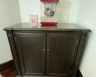 Two Door Cabinet w/Interior U-Line Refrigerator - P4. Available ONLINE ONLY @ www.scavengersparadise.com Please read all Terms & Conditions before purchasing.