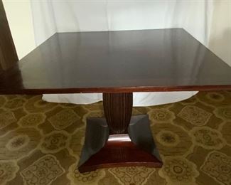 Pedestal Square Game Table - DO 7. Available ONLINE ONLY @ www.scavengersparadise.com Please read all Terms & Conditions before purchasing.