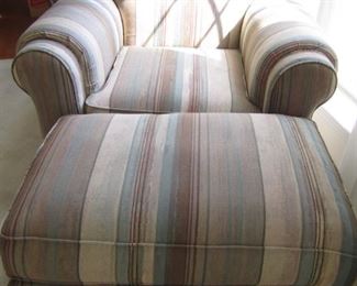 CHAIR AND OTTOMAN