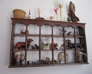 SHELF AND COLLECTIBLES