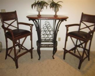 HIGH TOP TABLE AND CHAIRS