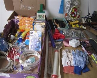 GARDENING ITEMS AND MISC ITEMS