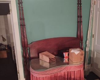 Vintage Bed & Table