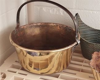 Hand Made 1850 Brass Bucket
