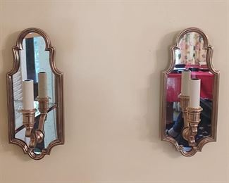 Elegant Brass Mirrors